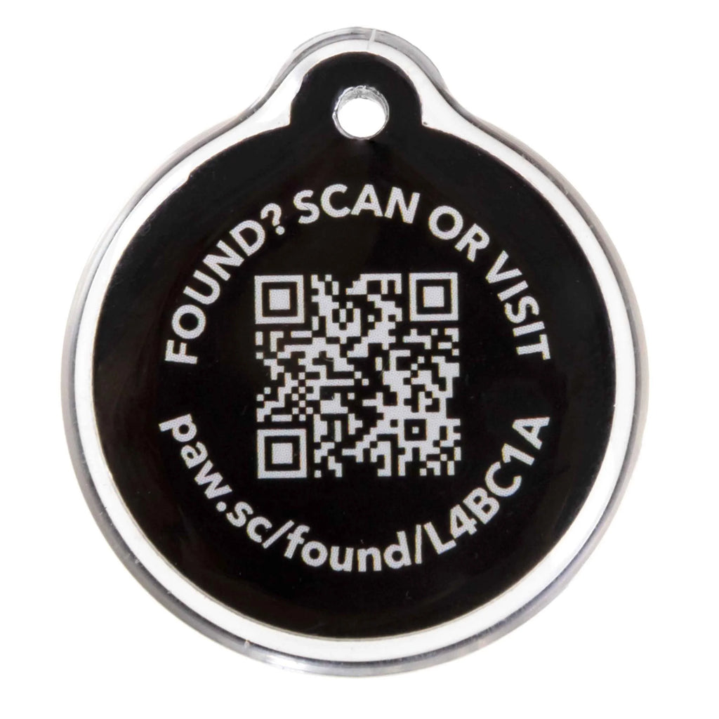 (2 Pack) qr Smart Pet Tag for Dogs & Cats, Pair with App to Send Lost & Found Pet Alerts