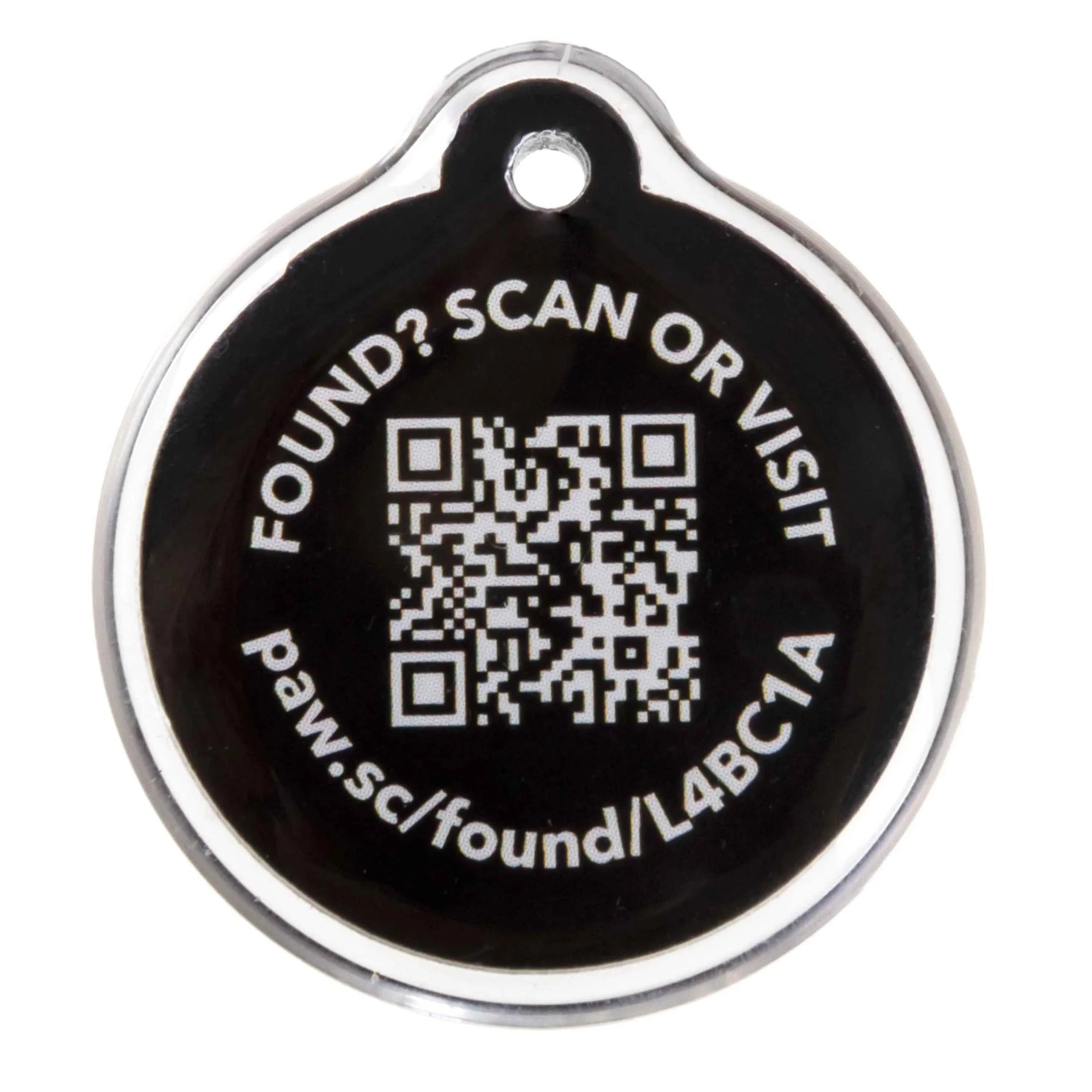 (2 Pack) qr Smart Pet Tag for Dogs & Cats, Pair with App to Send Lost & Found Pet Alerts