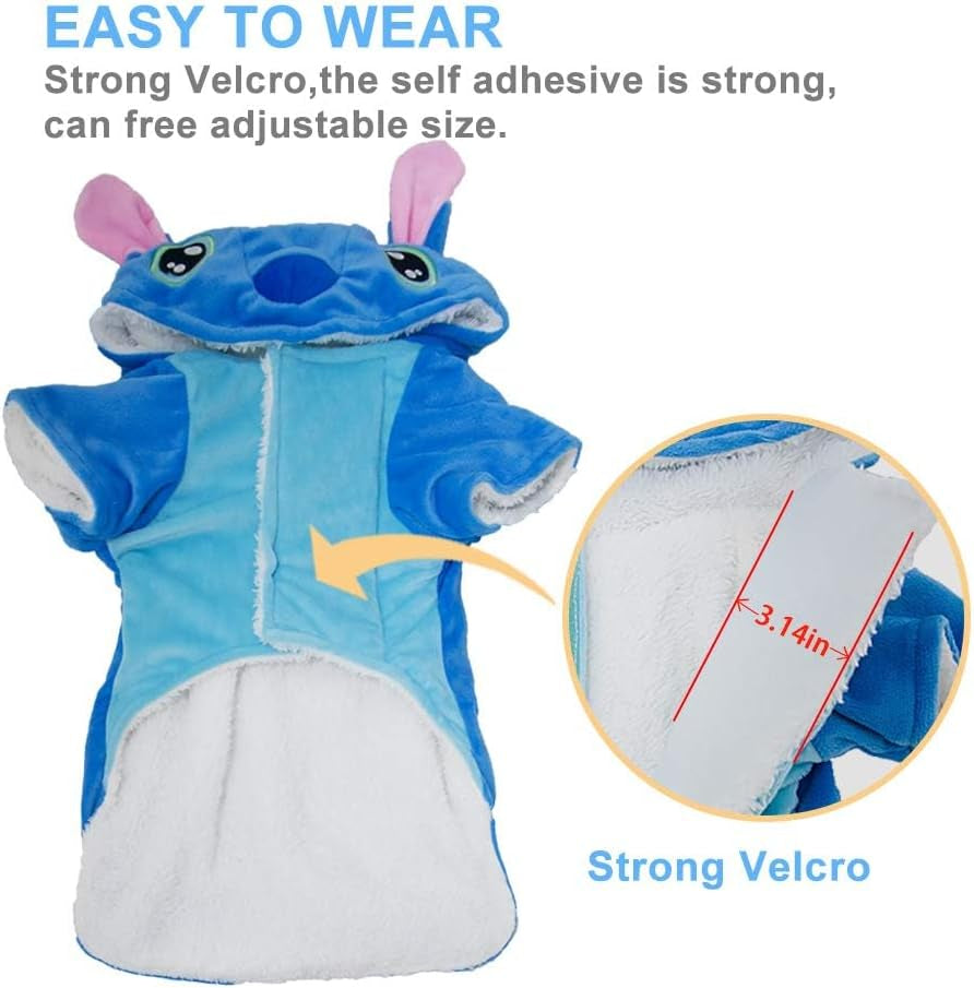 Dog Hoodie Costume - Festive Pajamas Outfit for Small, Medium, and Large Dogs and Cats - Ideal for Halloween, Christmas, and Winter - Size 3XL