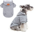 Medium Dog Hoodies Sweater with Waffle-Like Laminated Fabric