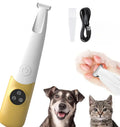 Summervibes Petlovers Rechargeable Pet Hair Trimmer Kit, Pet Paw Trimmer, Cordless Quiet Dog Trimmer for Grooming with LED Light, Small Dog Grooming Clippers for Dogs & Cats, Pet Grooming Tool,Waterproof, Low Noise Pet Shaver