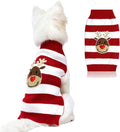 Reindeer Sweater for Dogs and Cats - Holiday Pet Apparel for Small Breeds (Red, X-Small)