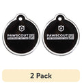 (2 Pack) qr Smart Pet Tag for Dogs & Cats, Pair with App to Send Lost & Found Pet Alerts