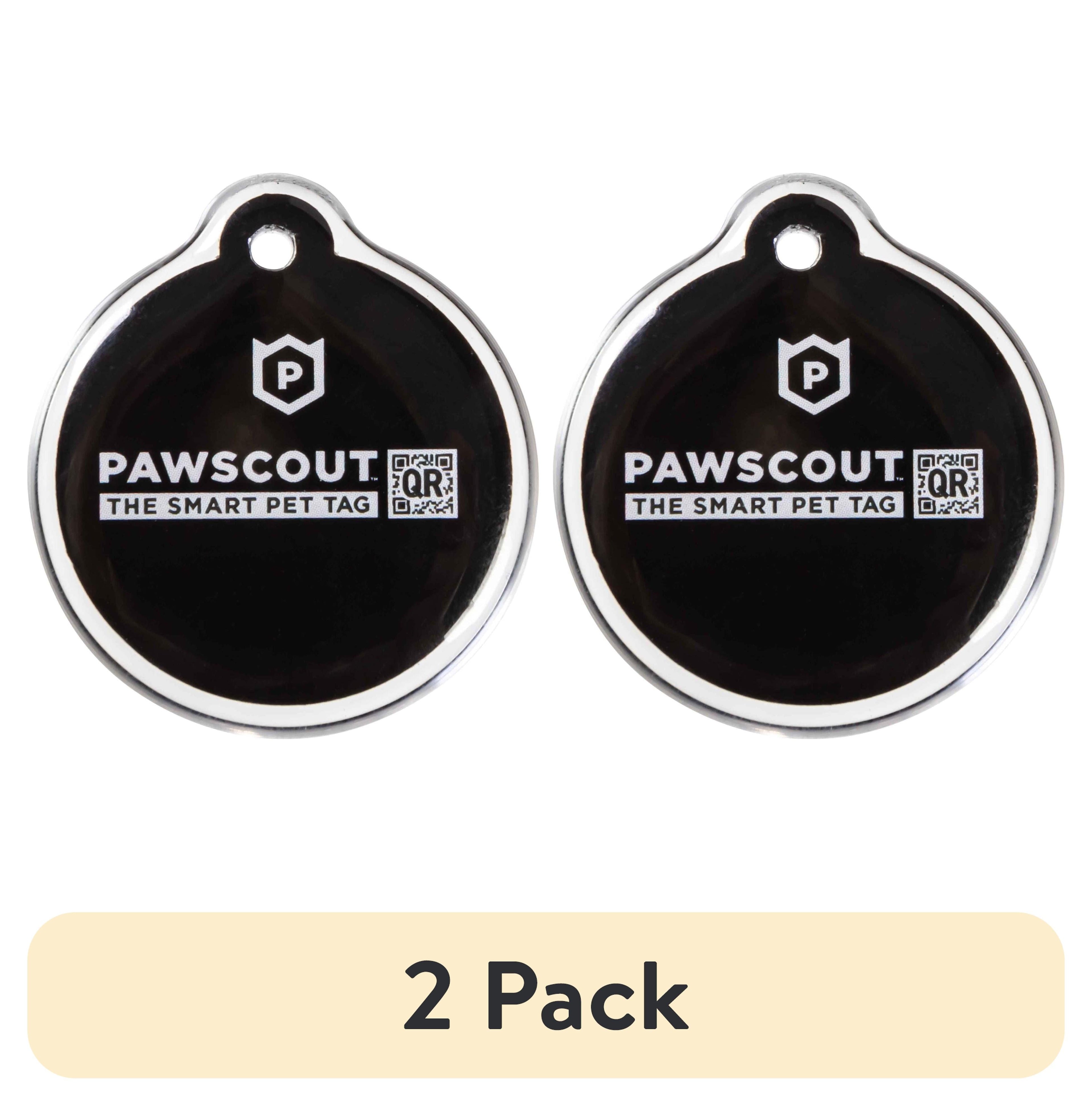 (2 Pack) qr Smart Pet Tag for Dogs & Cats, Pair with App to Send Lost & Found Pet Alerts