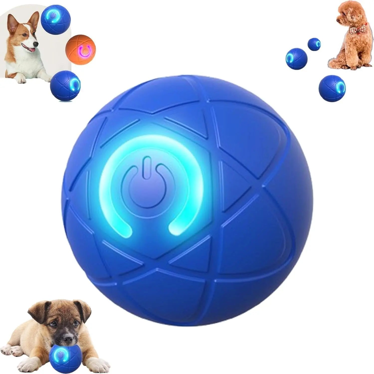 Shaky Ball Toy for Dogs, Vibrating Dog Ball, Shaky Ball Dog Toy, Automatic Movement/Bounce/Scrolll, Vibrating Ball for Dogs for Small Dogs
