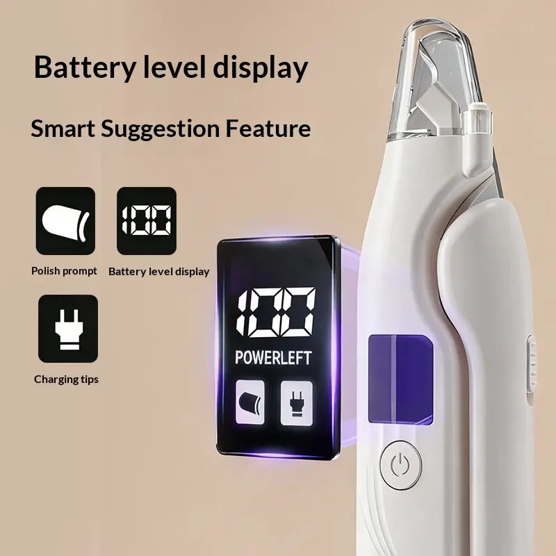 2-In-1 Dog & Cat Nail Clipper and Grinder with LED Light, Low-Noise Electric Pet Nail Trimmer, Safety Lock & Nail Catcher, USB-C Rechargeable, 3 Grinding Ports for Cats & Small to Medium Dogs