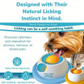 Pet Licking Fun Feeding Dish, Wet Snack Yogurt Licking, Slow Energy Consumption, Oral Care, Food Slow Feeder, Suitable for Cats and Dogs, Plastic Material, Slow Feeder Bowl