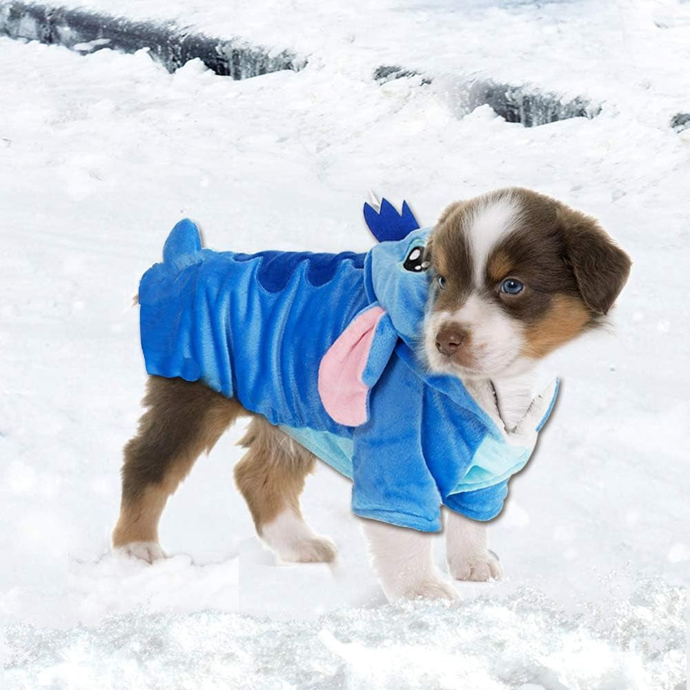 Dog Hoodie Costume - Festive Pajamas Outfit for Small, Medium, and Large Dogs and Cats - Ideal for Halloween, Christmas, and Winter - Size 3XL