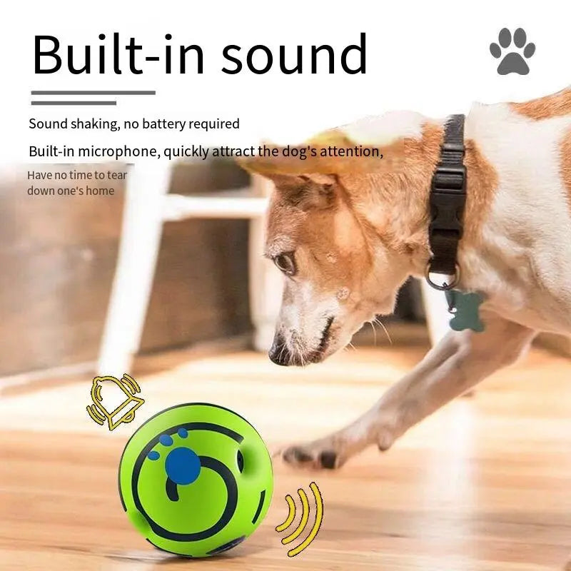 Pet Sound Toy Ball, Silicone Dog Treats Dispenser Ball, Interactive Dog Training Ball, Interactive Pet Chew Toys, Fun Indoor and Outdoor Dog Toy, Durable Chew #GLOBAL PICKS