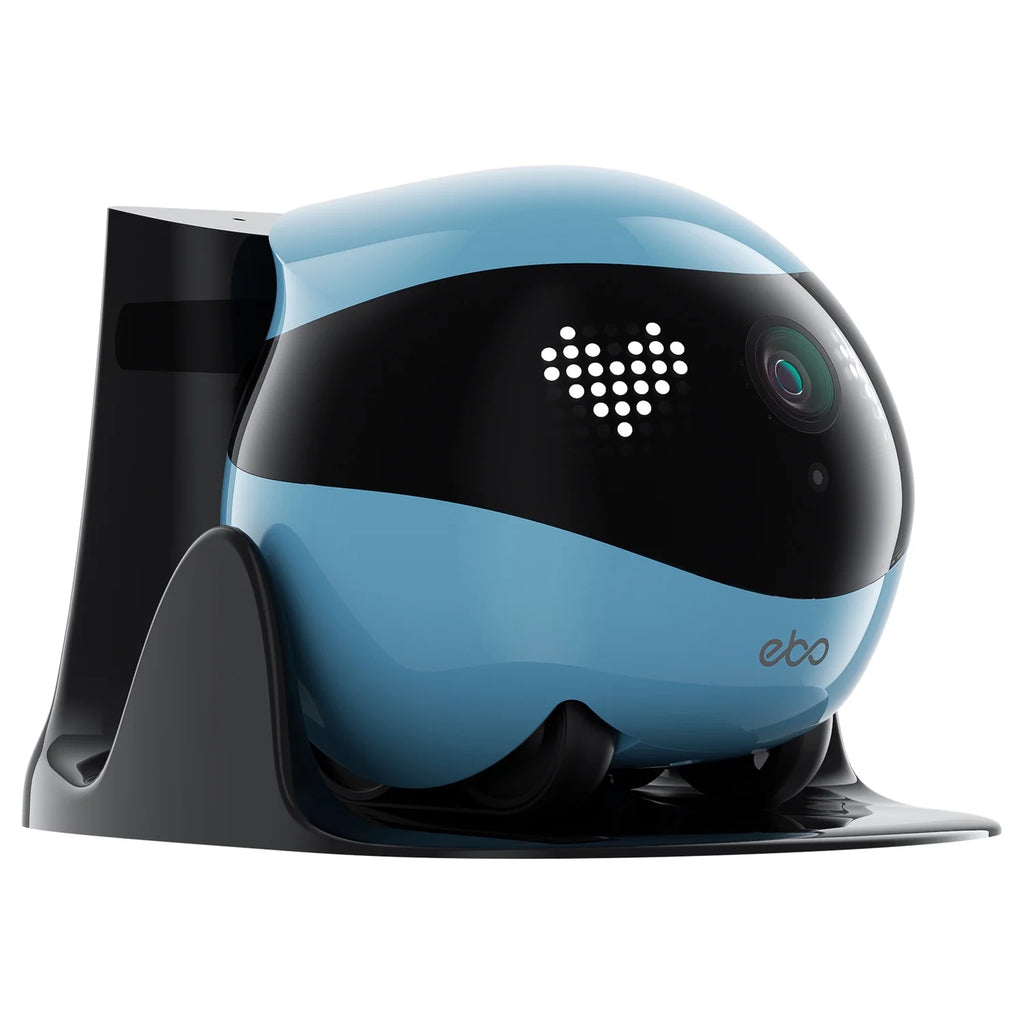EBO Air 2 Whole-Home Mobile Robot, with 2K Ultra HD Camera and Remote Monitoring and Control (Jay Blue) EB1304322