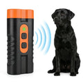 Dog Barking Deterrent Rechargeable, Anti-Barking Tool for Dogs, Ultrasonic Dual Emitter 50Ft Security Correction Tool Control Dog Barking 25Khz, Trainer Barking Silencer Indoor and Outdoor with Flashlight