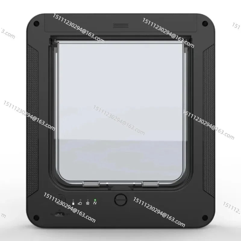 Electronic Induction Dog Cat Door Automatic Smart Pet Safe Door Cat Flap with Microchip Sensor Controllable Direction Cat
