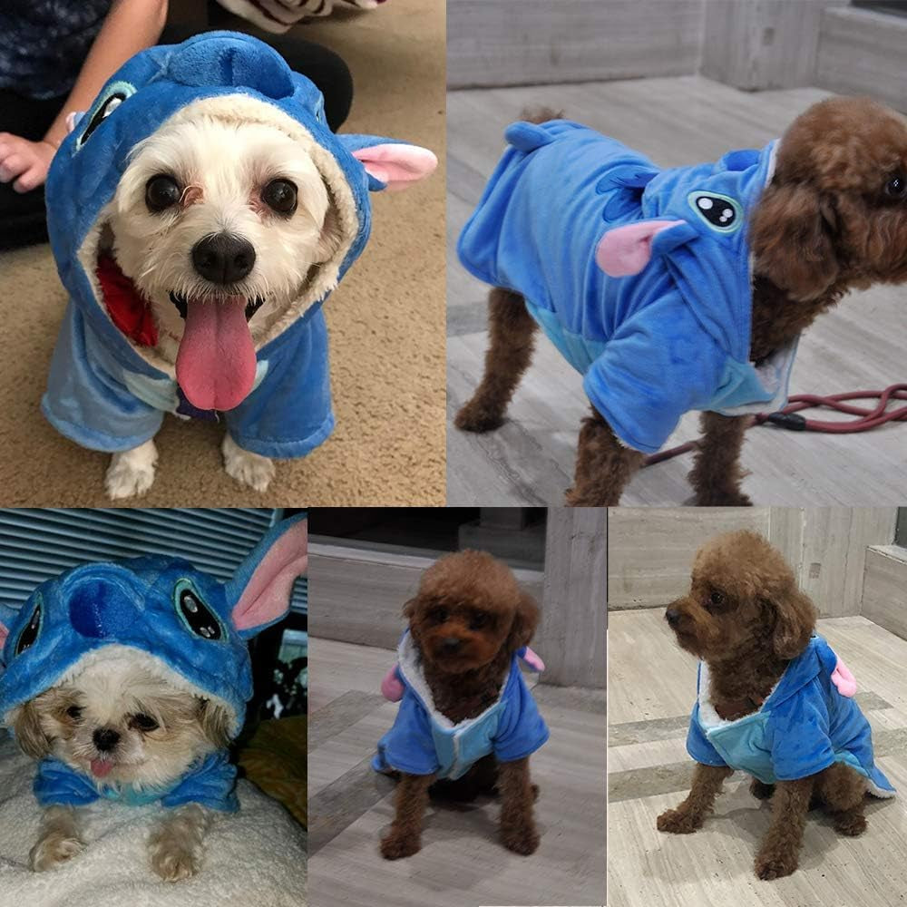 Dog Hoodie Costume - Festive Pajamas Outfit for Small, Medium, and Large Dogs and Cats - Ideal for Halloween, Christmas, and Winter - Size 3XL