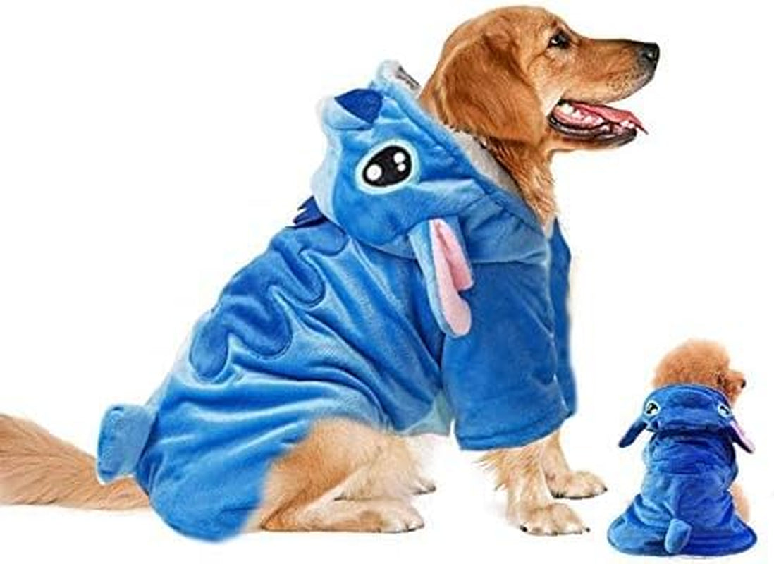 Dog Hoodie Costume - Festive Pajamas Outfit for Small, Medium, and Large Dogs and Cats - Ideal for Halloween, Christmas, and Winter - Size 3XL