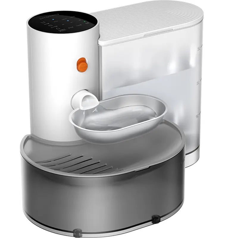 Automatic Pouring Pet Water Dispenser Flowing Water Charging Smart Water Feeder Cat Running Water Dispenser Pet Water Fountain Stainless Steel Bowl