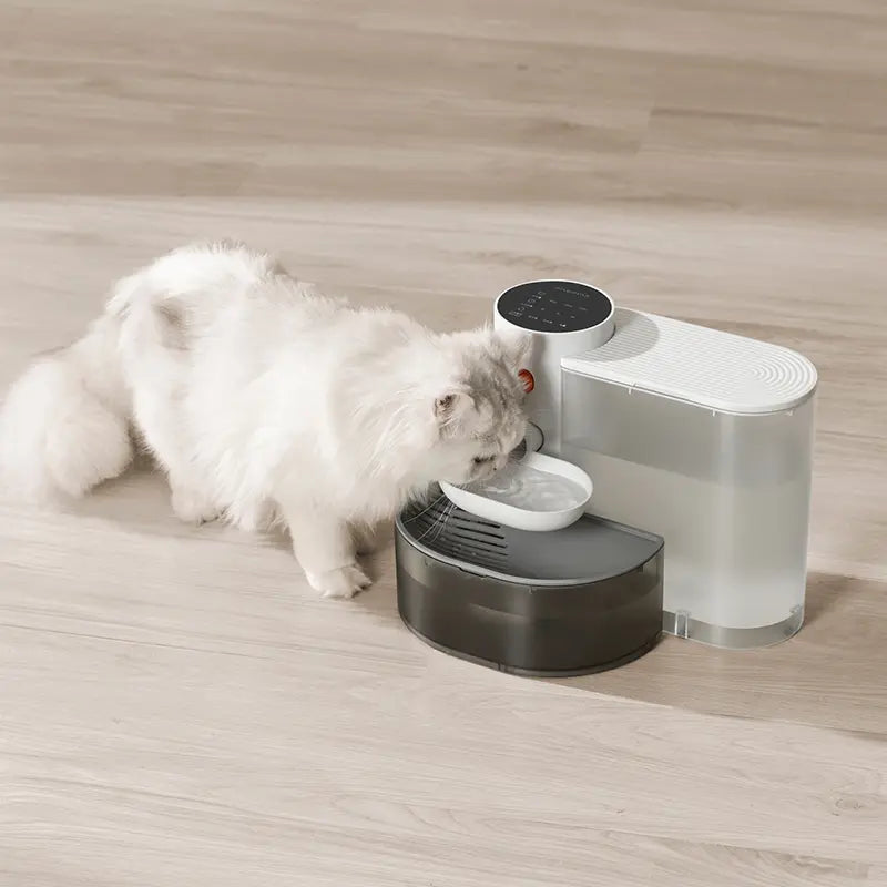 Automatic Pouring Pet Water Dispenser Flowing Water Charging Smart Water Feeder Cat Running Water Dispenser Pet Water Fountain Stainless Steel Bowl