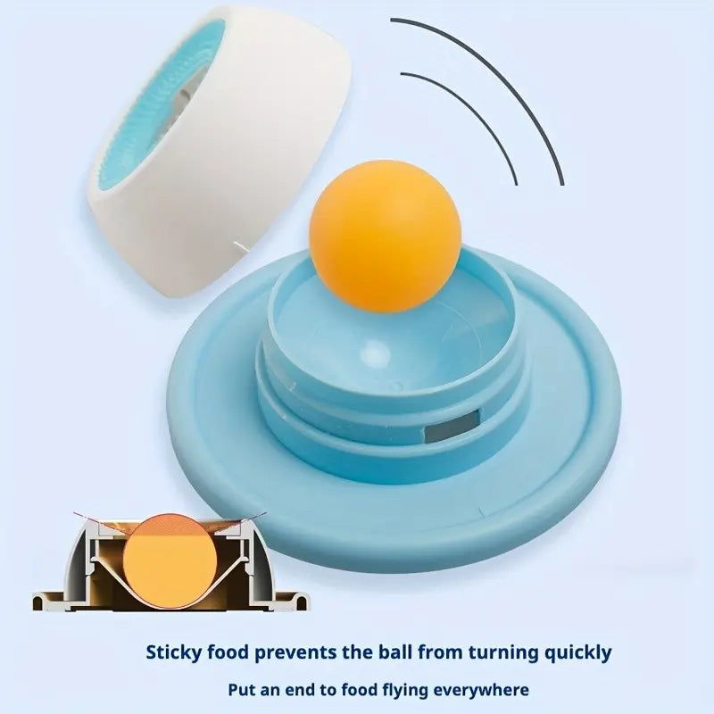 Pet Licking Fun Feeding Dish, Wet Snack Yogurt Licking, Slow Energy Consumption, Oral Care, Food Slow Feeder, Suitable for Cats and Dogs, Plastic Material, Slow Feeder Bowl