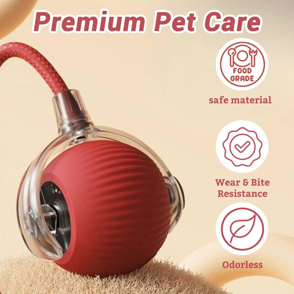 Smart Interactive Cat Toy Ball, Electric Rotating Pet Toy, Durable & Bite-Resistant Design, Perfect Gift for Cats, Automatic Rolling Ball