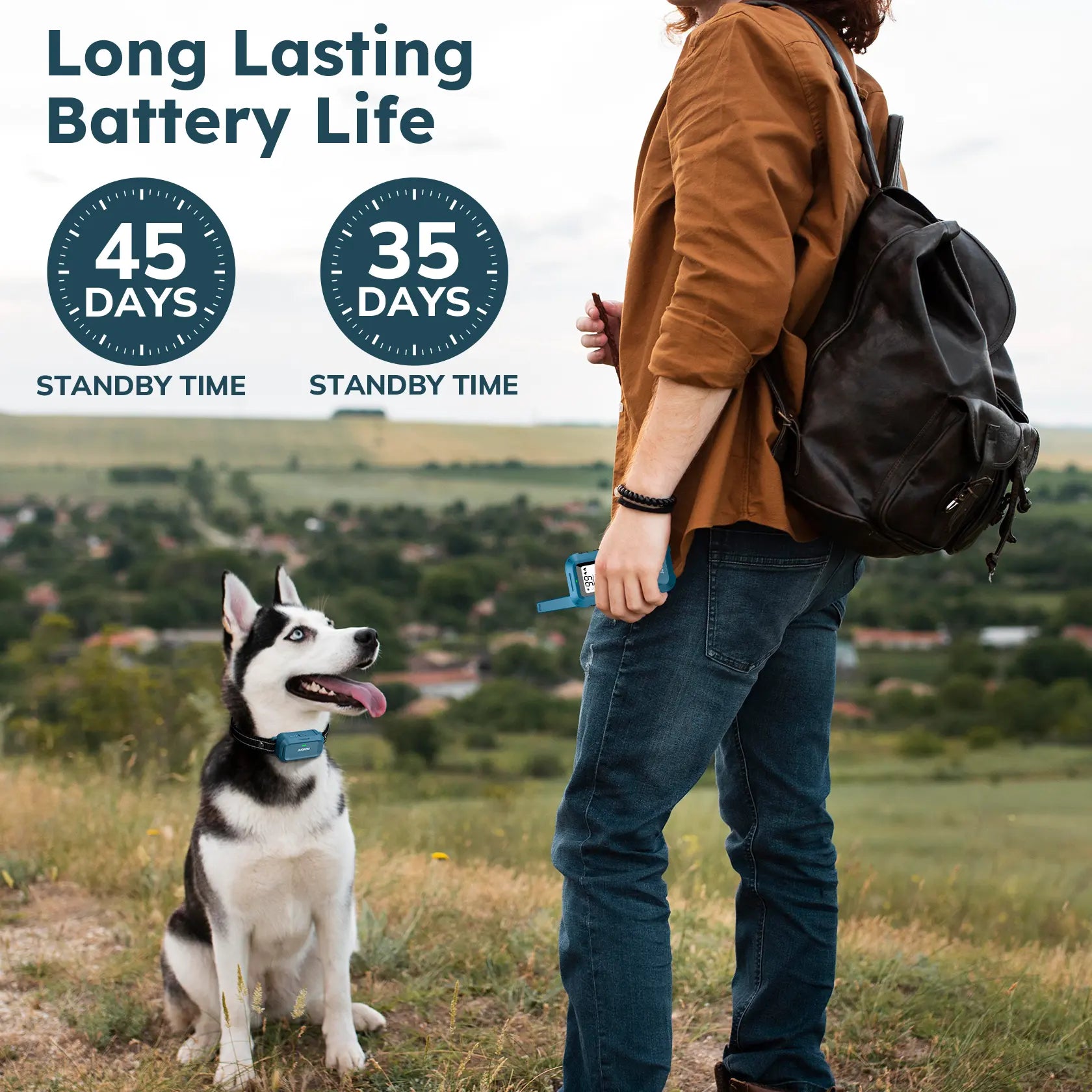 Jugbow Dog Collar - 4200FT Dog Collar with Remote, IPX8 Waterproof Electric Collar with 4 Training Modes, Outdoor Rechargeable E-Collar-Dt68 #Summervibes #Petlovers