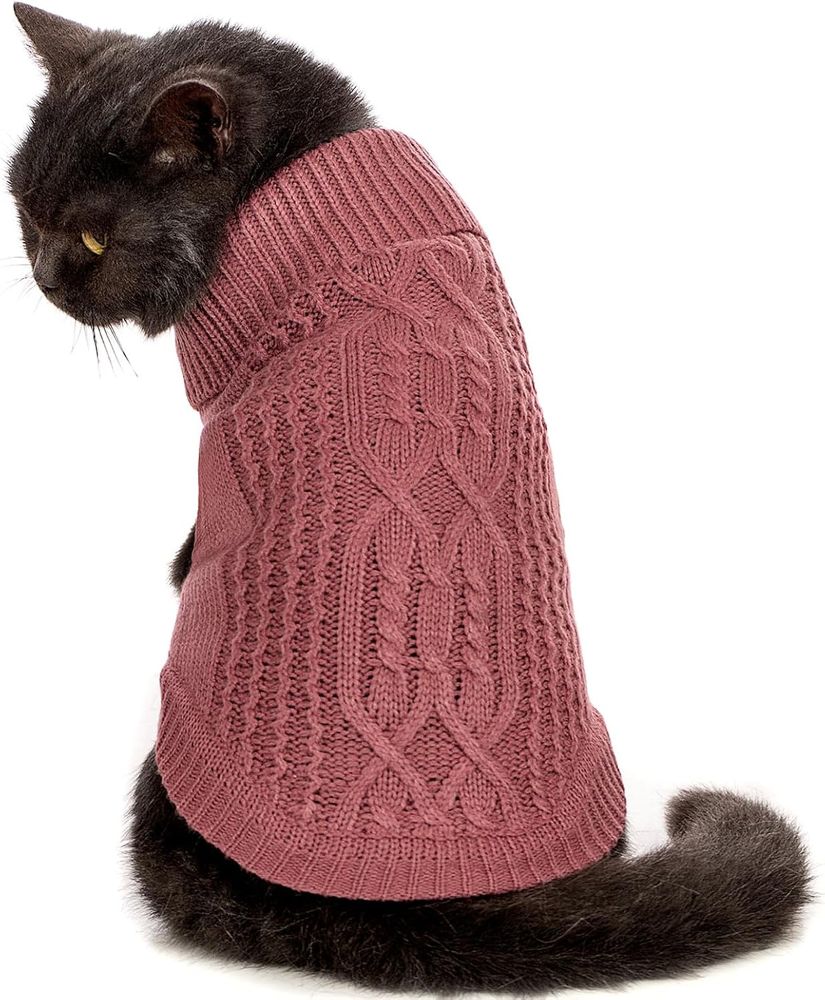 Stretchy Cat Sweater - Available in 19 Colors and 6 Sizes for a Cozy Winter Outfit for Cats and Dogs