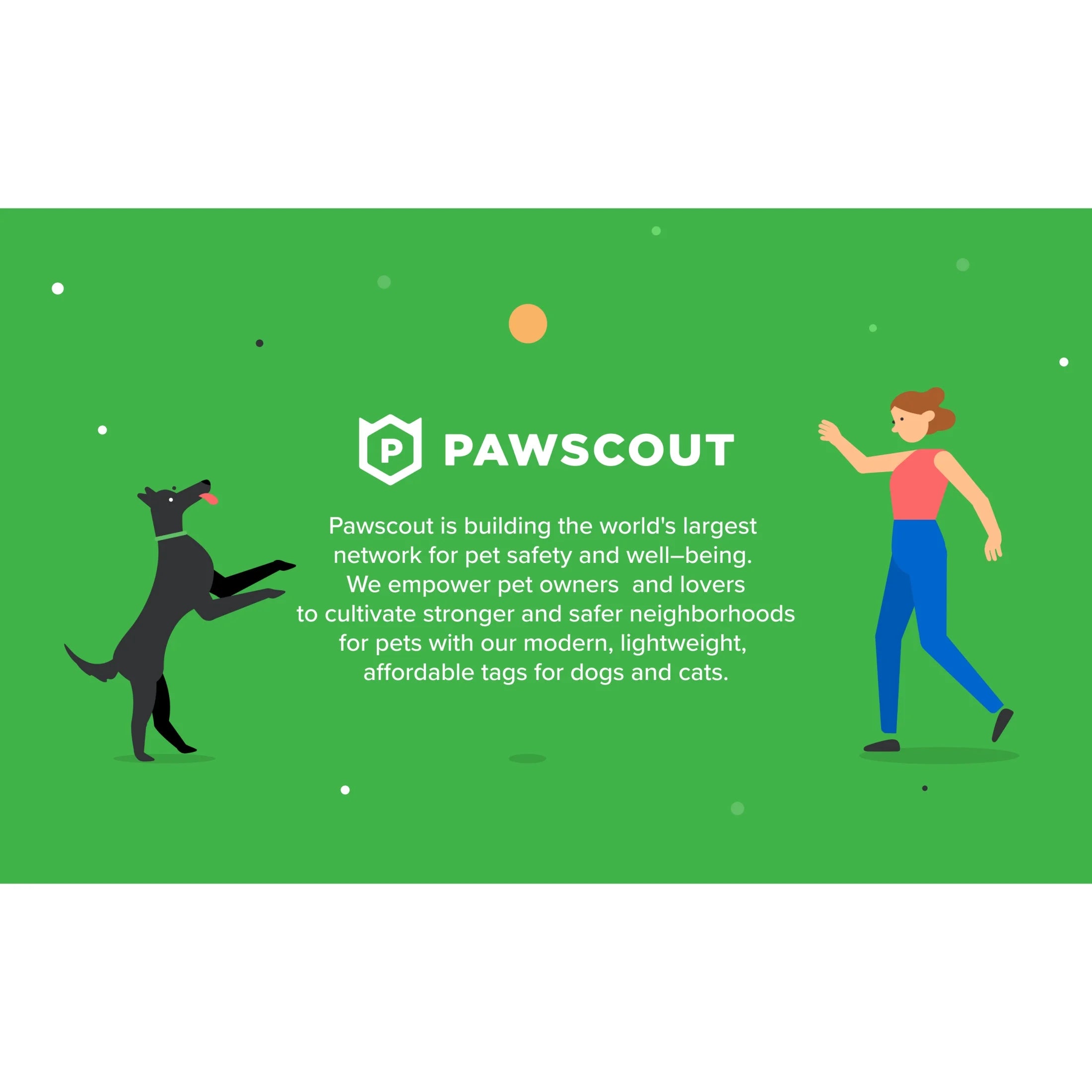 (2 Pack) qr Smart Pet Tag for Dogs & Cats, Pair with App to Send Lost & Found Pet Alerts