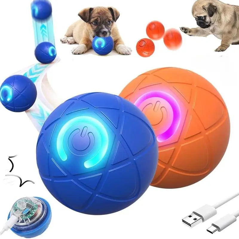 Shaky Ball Toy for Dogs, Vibrating Dog Ball, Shaky Ball Dog Toy, Automatic Movement/Bounce/Scrolll, Vibrating Ball for Dogs for Small Dogs