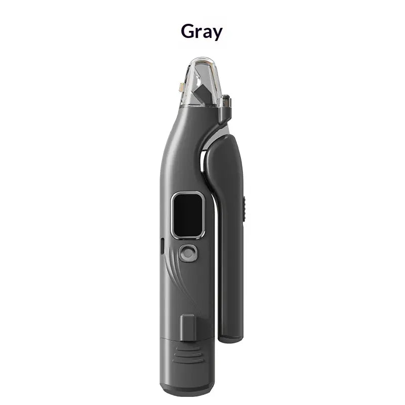 2-In-1 Dog & Cat Nail Clipper and Grinder with LED Light, Low-Noise Electric Pet Nail Trimmer, Safety Lock & Nail Catcher, USB-C Rechargeable, 3 Grinding Ports for Cats & Small to Medium Dogs