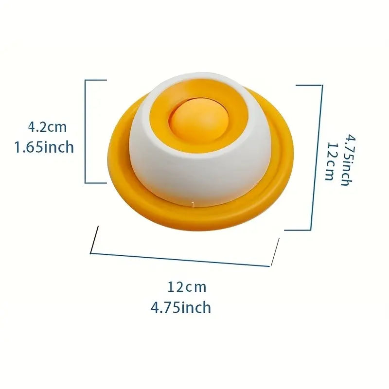 Pet Licking Fun Feeding Dish, Wet Snack Yogurt Licking, Slow Energy Consumption, Oral Care, Food Slow Feeder, Suitable for Cats and Dogs, Plastic Material, Slow Feeder Bowl