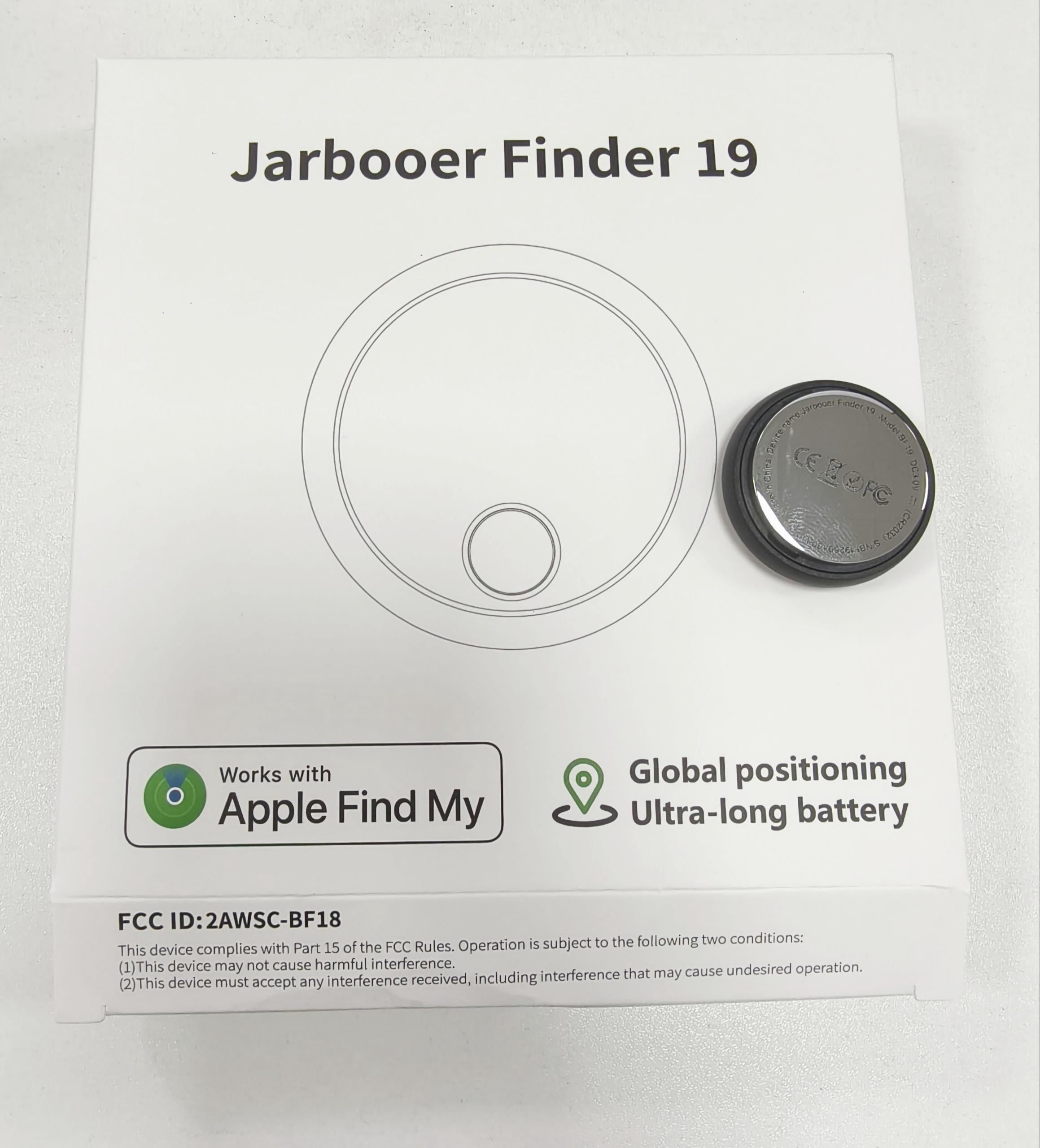 Air Tracker Tag, Bluetooth Tracker-4Pack, Bluetooth Item Finder Compatible with Apple Find My (Ios Only), IP68 Waterproof, Replaceable Battery, Item Locator for Keys/Bags/Wallets Black, FCC Approved