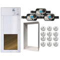 High Tech Pet Large Wi-Fi Pet Door Kit PX2-WFW — App-Controlled, Alexa Compatible, Wall & Door Install